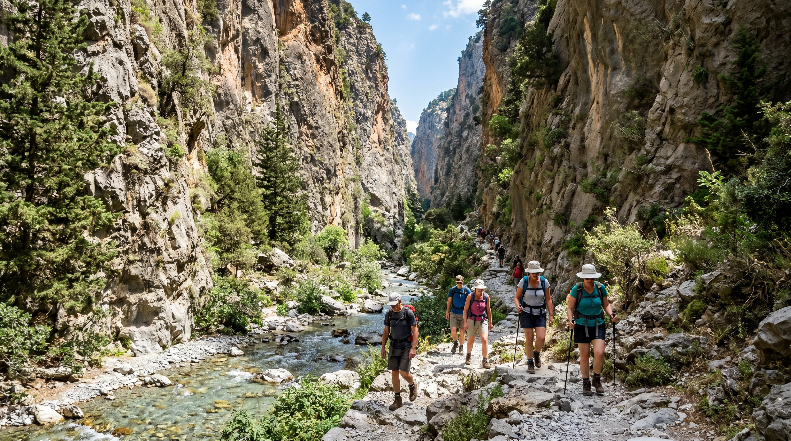 Samaria Gorge landscape